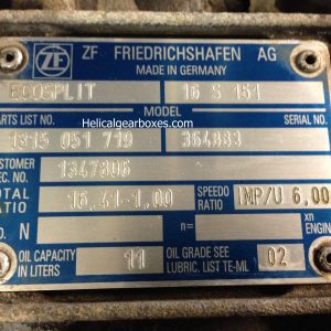 ZF Ecosplit 16 speed